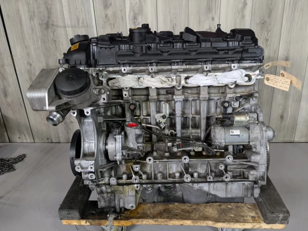 BMW F15 F16 X5 X6 AWD Long Block N55 Engine Motor EWG 77k - Image 7